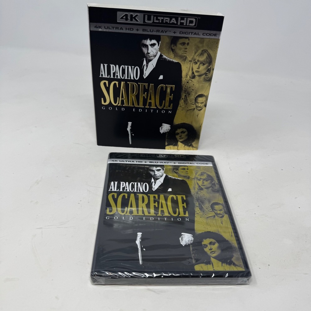 Scarface Gold Edition Al Pacino 4K Ultra HD Blu-ray Digital Code New Sealed